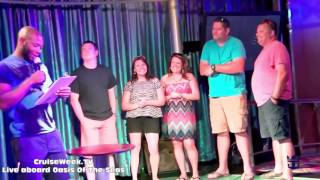 Family Feud game show on Oasis of the seas [upl. by Normac]