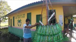 mãos que fazem arte  árvore de natal de garrafa pet  Afuá [upl. by Frederich]