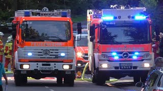 Großalarm Waldbrand Vollalarm Feuerwehr Itzehoe [upl. by Herzberg]