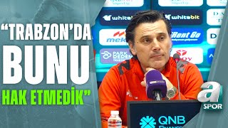 Trabzonspor 41 Adana Demirspor Vincenzo Montella Maç Sonu Basın Toplantısı  A Spor  12032023 [upl. by Aidile]