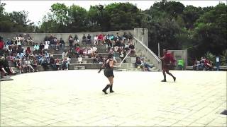 Gladiator fight in the amphitheatre at Te Papa [upl. by Sharona]