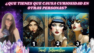 Qué Tienes Que Causa Curiosidad En Otros👀🔮Tarot Interactivo🧿 [upl. by Pape]