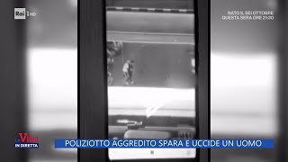 Crotone poliziotto aggredito spara e uccide un uomo  La vita in diretta 08102024 [upl. by Arlene]