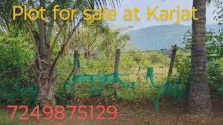 Plot for sale at Karjat30GunthaDeveloped plotMountain view250lacs per Guntha [upl. by Eatnom]