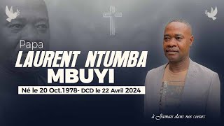 Direct RECUEILLEMENT et ENTERREMENT DE PAPA LAURENT NTUMBA MBUYI [upl. by Kifar936]