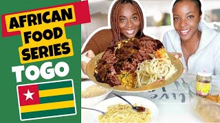 First time cooking Ayimolou for my Togolese friend to try  Mukbang African Food Series [upl. by Alrak160]