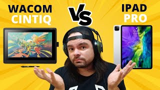 Wacom Cintiq 22 vs iPad Pro M2 12 9 ¿Cuál es la Mejor para Dibujar [upl. by Mixam]