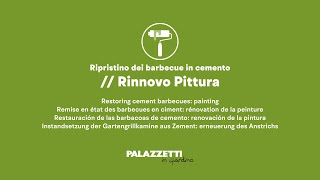 Ripristino dei barbecue in cemento come rinnovare la pittura [upl. by Yesnil887]