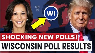 Wisconsin Poll Results Donald Trump vs Kamala Harris 2024 US Election [upl. by Dumanian]