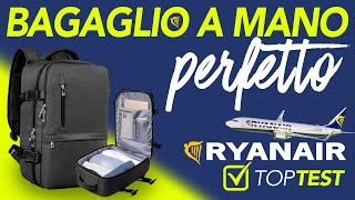 BAGAGLIO A MANO PERFETTO ✈ ZAINO 🔝 RYANAIR [upl. by Wendelina]