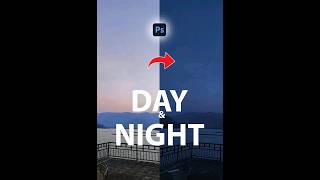 Turn Day into Night in Photoshop shorts graphicshorts photoshop graphicdeisgn photoshoptutorial [upl. by Ulund488]