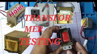 Haier Gree Dc inverter ac transformer working testing and washing machine 88 error code indoor pcb [upl. by Iniffit]