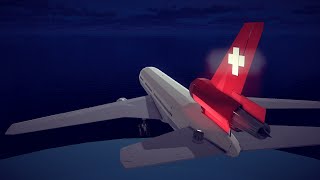 Swissair Flight 111 Crash Animation  Besiege [upl. by Aneled581]