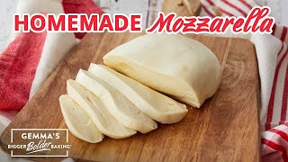 How to Make the Best Mozzarella Recipe  Bold Baking Basics [upl. by Mahau]