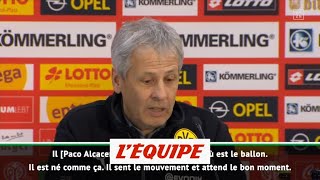 Favre impressionné par Alcacer  Foot  ALL  Dortmund [upl. by Yerhcaz]