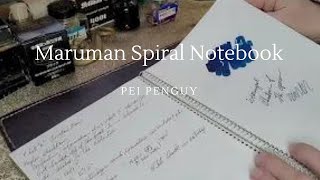 Maruman A5 Spiral Notebook [upl. by Ytirahs392]