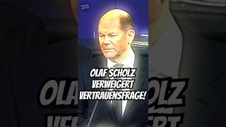 Kanzler Scholz verweigert Vertrauensfrage  Opposition fordert Klarheit im Machtkampf um Regierung [upl. by Comptom]