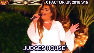 Scarlett Lee sings I Didnt Know My Own Strength the Girls  Judges House X Factor UK 2018 [upl. by Enalahs140]