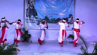 Nagpuri Dance boys dance loyola day 2024 [upl. by Arianie]