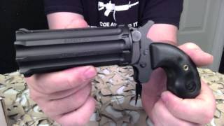 Cobray Derringer Pepperbox 10 Shot 22Mag Pistol Overview  Texas Gun Blog [upl. by Enyawad]