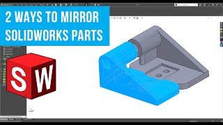 SOLIDWORKS Quick Tip  How to Mirror Parts [upl. by Etnoek240]