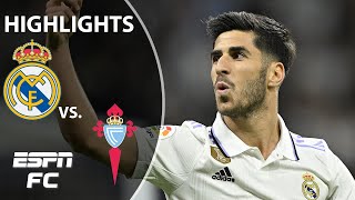 Real Madrid rolls vs Celta Vigo behind goals from Asensio amp Militão  LaLiga Highlights  ESPN FC [upl. by Aela]