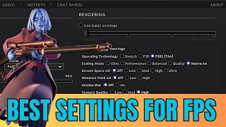 BEST Deadlock Settings For FPS and QUALITY Optimal InGame Settings [upl. by Meeki]