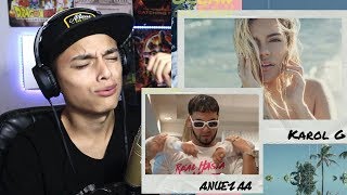 Reaccion Karol G  Bebesita Audio quotCanción Escrita por Anuel AAquot  Themaxready [upl. by Oppen61]