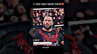 Jey Uso help Sami jayn but Sami jayn didnt help Jey Uso 👿 shorts viral romanreigns [upl. by Lotson]