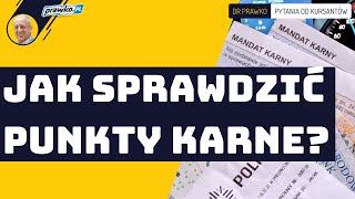 Punkty karne  jak je łatwo sprawdzić [upl. by Perot]