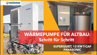 Wärmepumpe für Altbau statt Ölkessel Tag für Tag  mit Technikraummodernisierung [upl. by Aihsenak121]