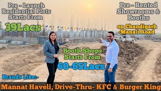 PreLeased Commercial Showrooms in Mohali  PreLaunch Commercial Showroom Mohali  DriveThru  KFC [upl. by Nnyleitak]