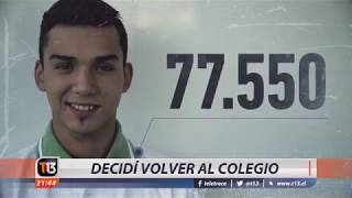 Reportaje de Tele13 Jóvenes que decidieron volver al colegio [upl. by Ahsienyt352]