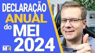 ✅ DECLARAÇÃO ANUAL DO MEI 2024  PASSO A PASSO FÁCIL [upl. by Ahsiadal]