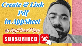 Create amp Link PDF in AppSheet [upl. by Itsrik]