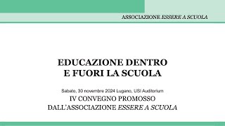 EDUCAZIONE DENTRO E FUORI LA SCUOLA  prima parte [upl. by Aenneea]