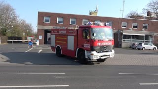 HLF 20  TLF 4000 hauptamtliche Feuerwehr Wesseling auf Wachausfahrt [upl. by Wauters697]