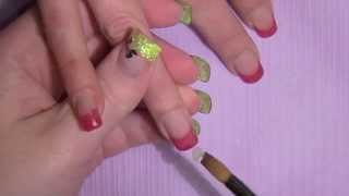 acrylic nails at home  3D cupckaes [upl. by Sokairyk]