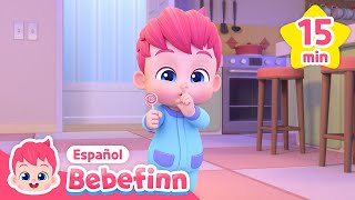 Finn ¿estás comiendo dulce  Johny Johny Sí Papá  Canciones Infantiles  Bebefinn en español [upl. by Nylessoj]