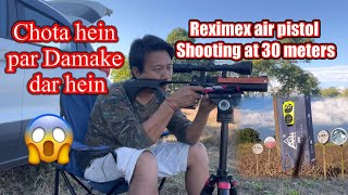 Shooting review of REXIMEX PCP Air pistol Turkey made air pistol [upl. by Xuerd745]