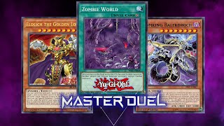 Yugioh  MASTER DUEL  Deck Eldlich Zombie 2022 [upl. by Orva]