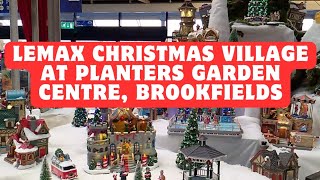 Lemax Christmas Model Village display at Planters Garden Centre Brookfields 2024 [upl. by Sinaj370]