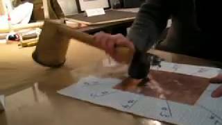 Mezzotint rocker jig demo [upl. by Meador]