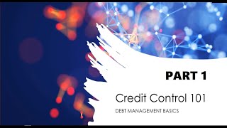 Credit Control 101  Credit Control Basics  Part 1 [upl. by Jadda]