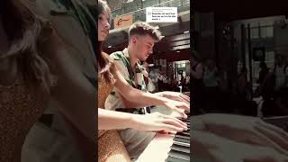 Un duo inattendu Gare du nord en pleine canicule [upl. by Enilram513]