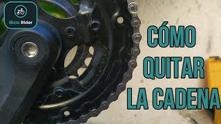 Cómo Quitar y Reinstalar La Cadena de Tu Bici  Tutorial  Mantenimiento a la Cadena PARTE 1 [upl. by Blas]