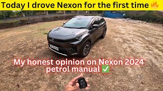 My honest opinion on Nexon 2024 petrol manual✅  Nexon creative s plus 2024  drive with kunal [upl. by Goldsmith563]