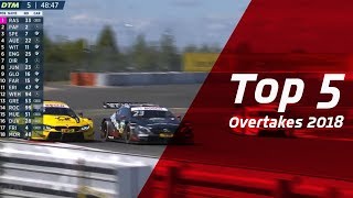 5 Remarkable Nürburgring Overtakes 2018 [upl. by Kendre]