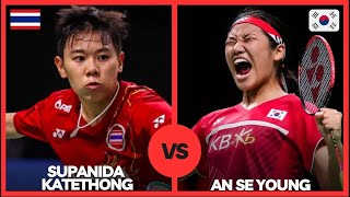 An Se YoungKOR vs Supanida KatethongTHA Badminton Match Highlights  Revisit Japan Open 2022 [upl. by Sena]