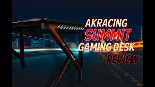 AKRacing Summit Gaming Desk  Review [upl. by Doris]